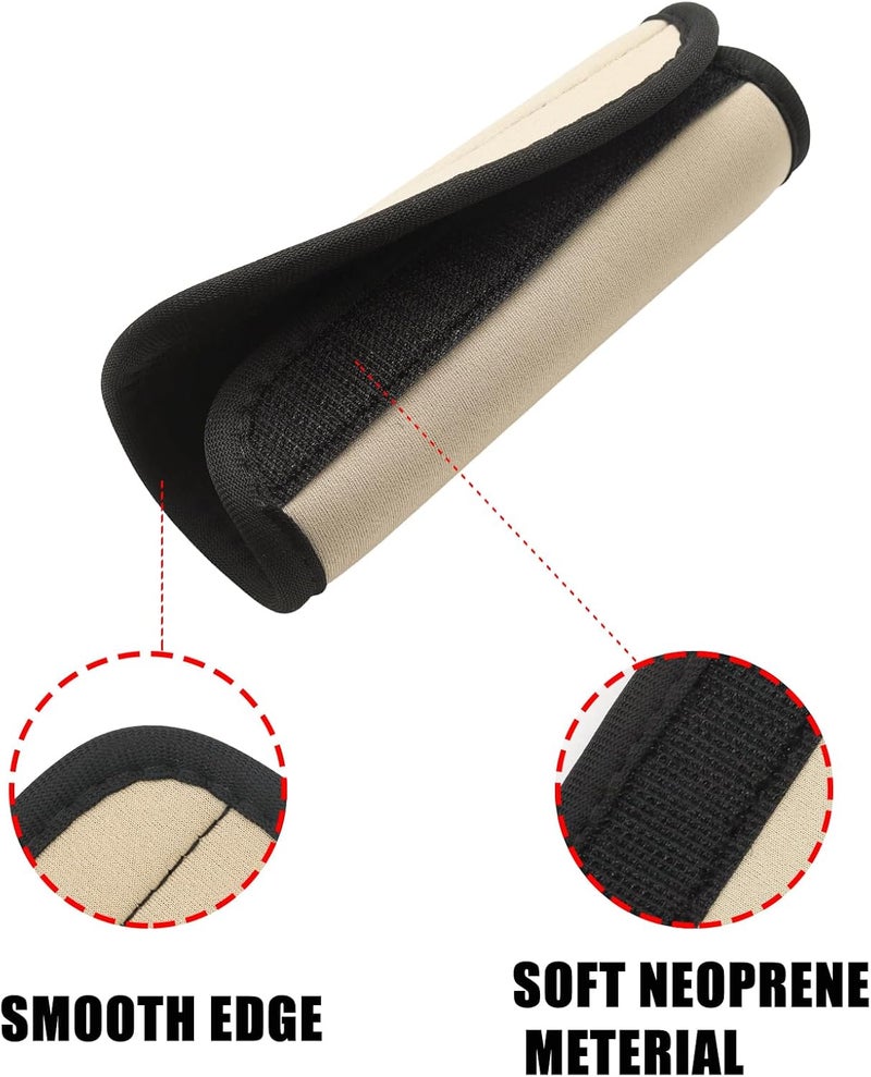 JAKOUE 2pcs Apricot Luggage Handle Wraps for Suitcase- Soft Suitcase Handle Covers for Travel Accessories（ Bright Color for Suitcase Tags Identifiers ） - Image 3